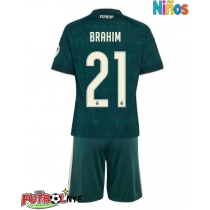 Camiseta Real Madrid Brahim Diaz #21 Visitante Equipación para niños 2026-27 manga corta (+ pantalones cortos)